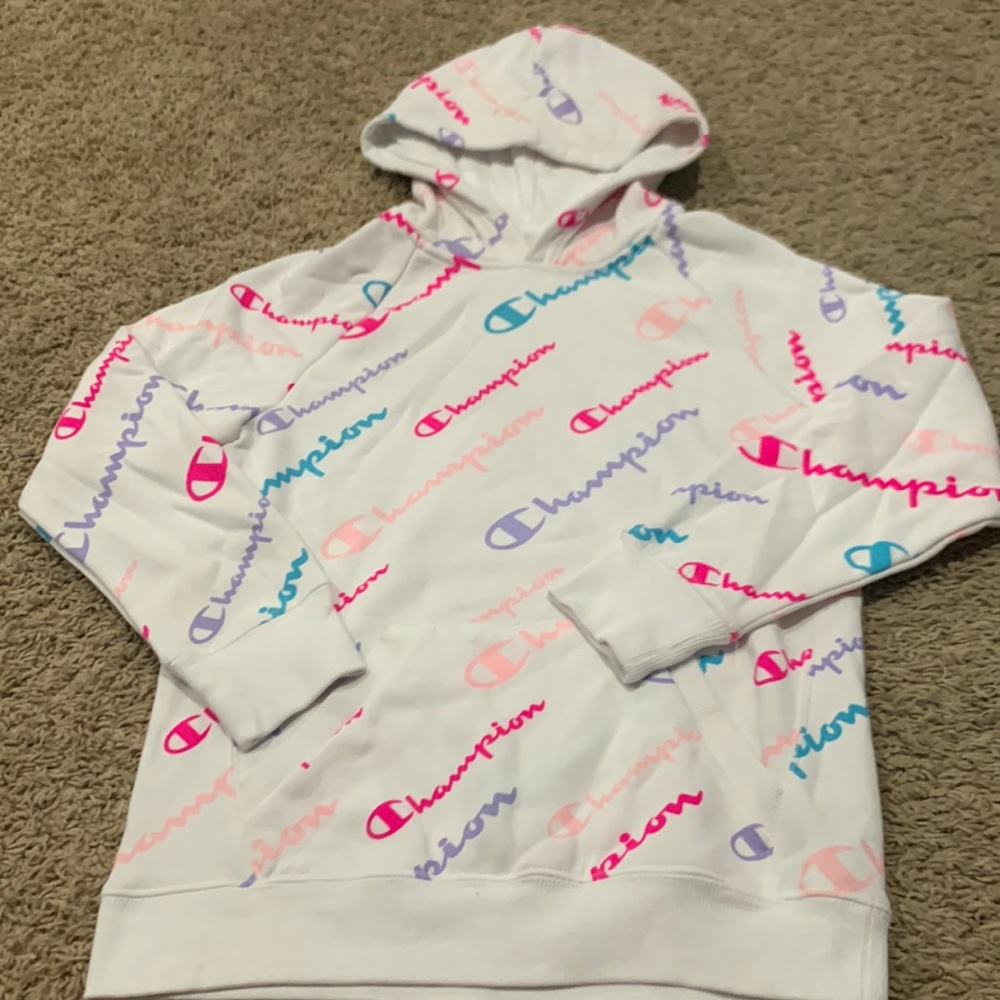 Champions Girls Hoodie (Size Large)